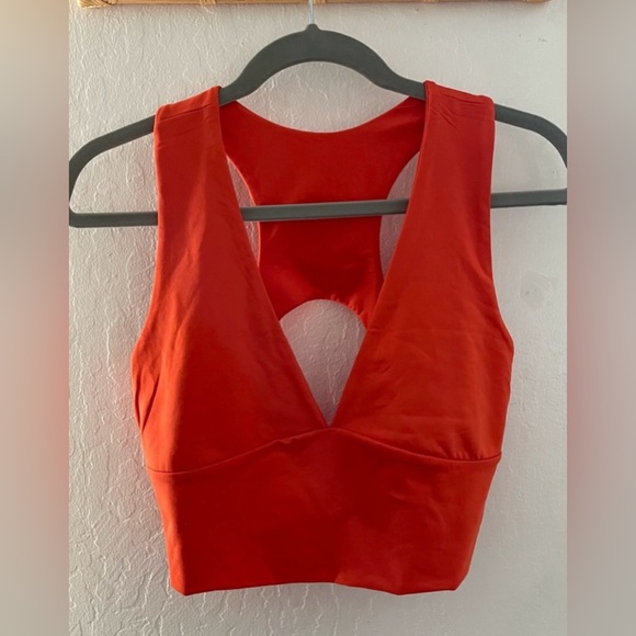 Bright Orange Crop Top - Picture 1 of 4